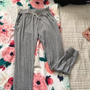 Grey joggers